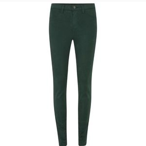 NWT J Brand Sz 27 Green Lux Super Skinny Jeans